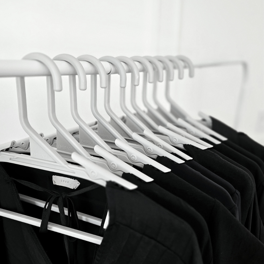 Bright Grey Hangers 10 Pack